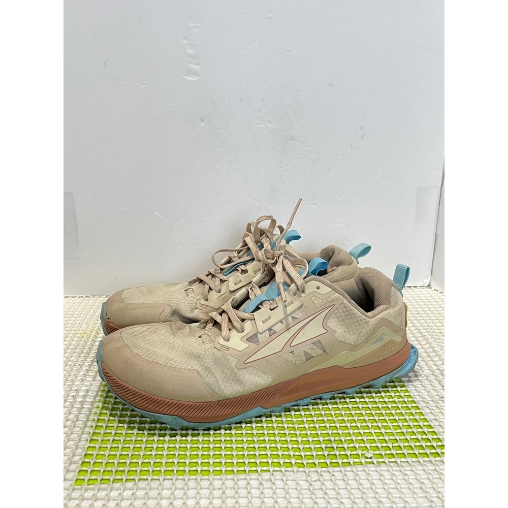 Altra Lone Peak 7 Trail Running Shoes Womens 11 Tan Blue AL0A7R7G922 Sneaker